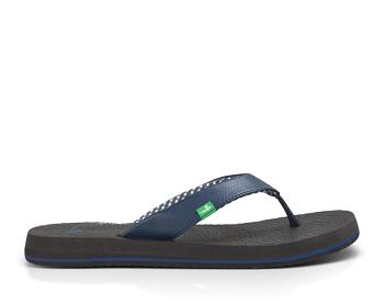 Sanuk Yoga Mat Women's Flip Flops Navy | Canada 52DFM